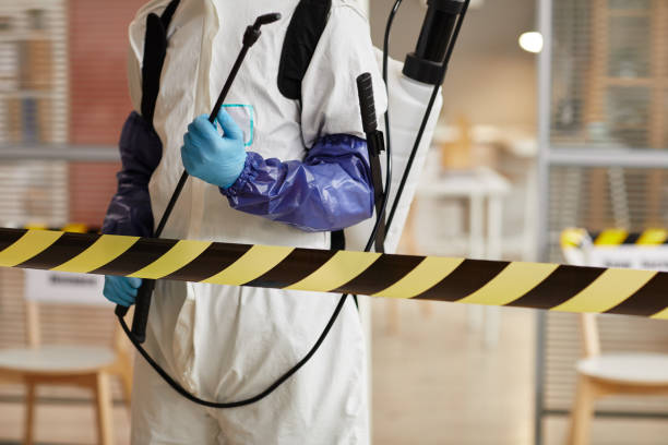 Professional Biohazard Cleanup technician working in Midland, MI